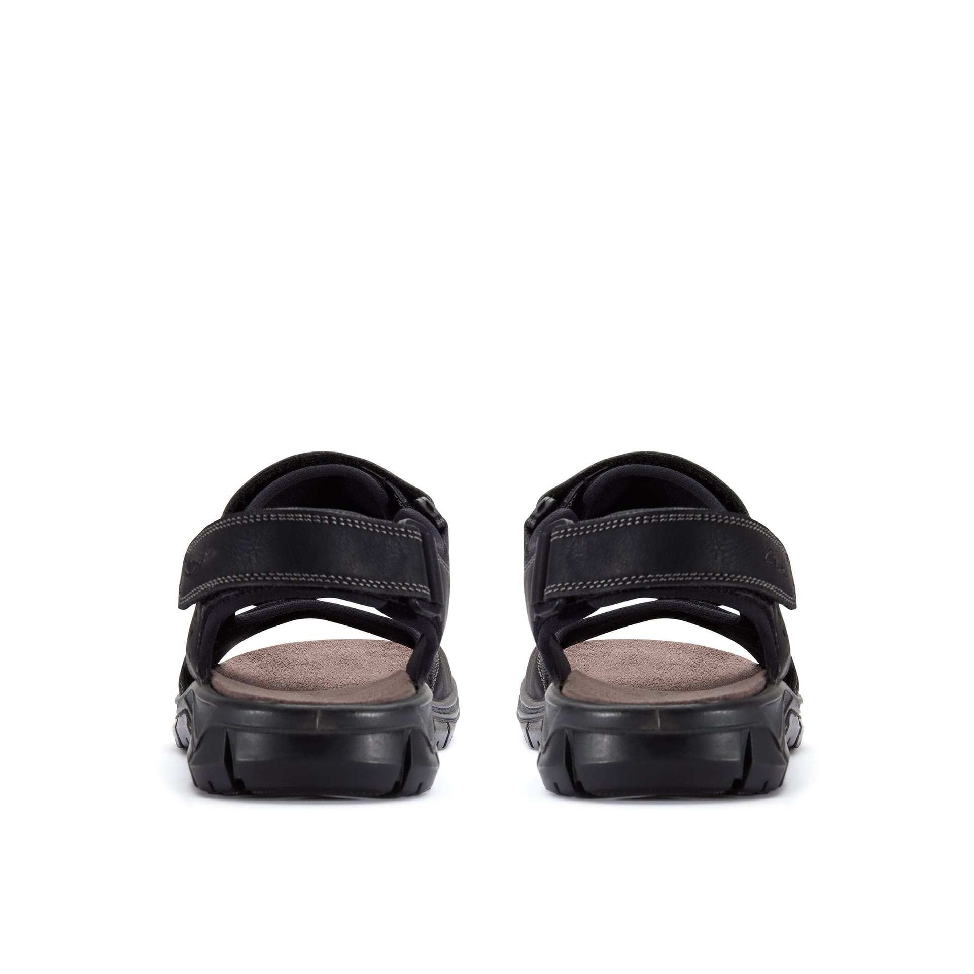 Clarks Clarks Men's Napoli Tide Black Flat Sandals, Walking - 4