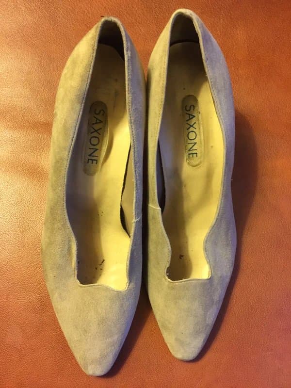 Saxone Beige Suede High Heels