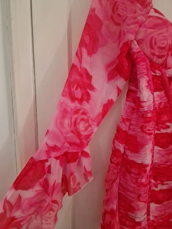 Asos luxe ASOS Luxe pink rose mini dress size 12 BNWT