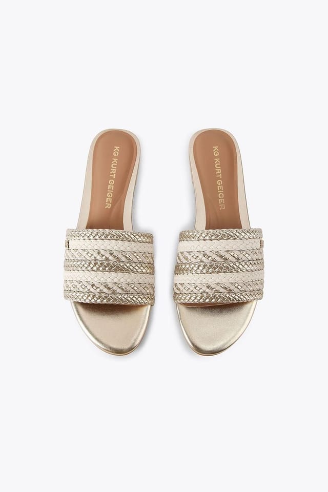 KG Kurt Geiger KG Kurt Geiger Women's 'Riva' Flats in Gold - 2