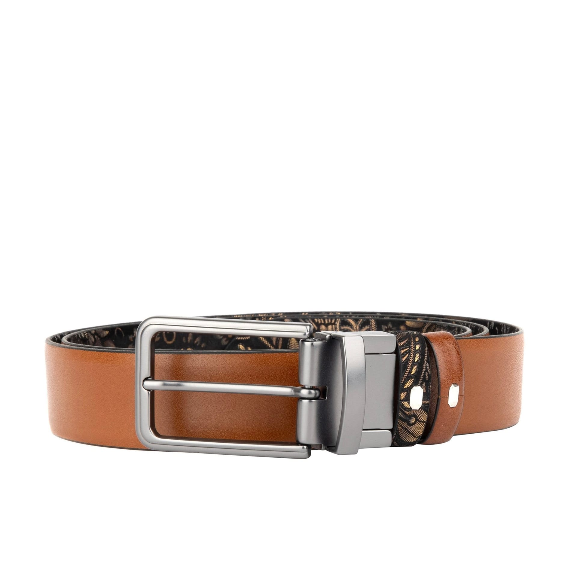 Embassy London Embassy London Men's Reverse - Black & Gold Tan - 4