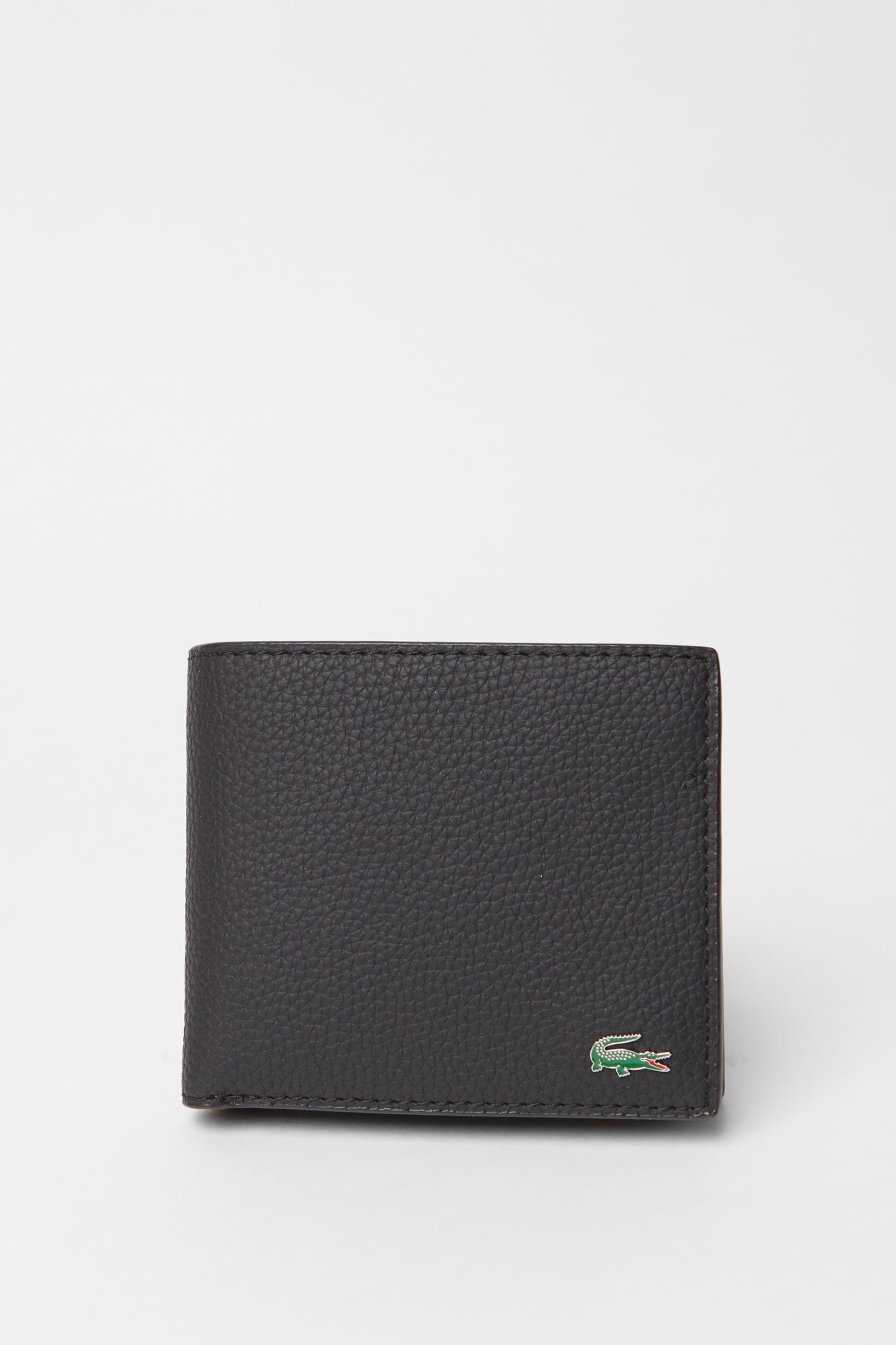 Lacoste Lacoste Men's Croc Logo Billfold Wallet Black