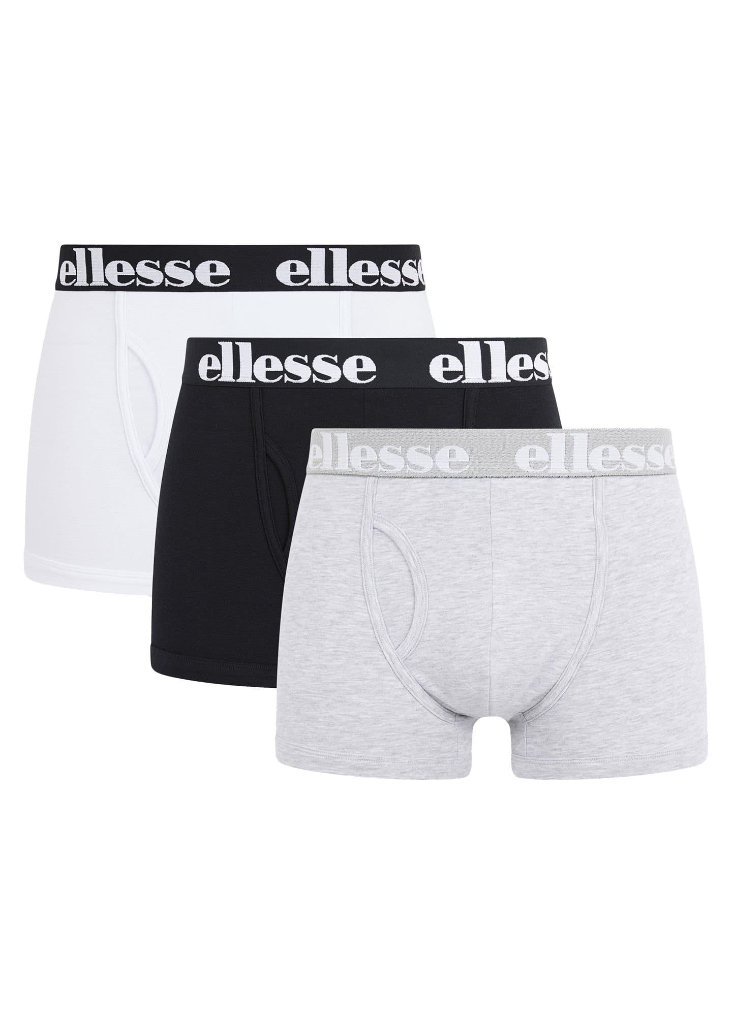 Ellesse Ellesse Men's Hali 3Pk Boxers in Black
