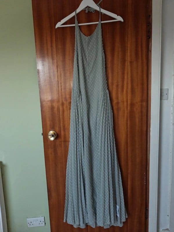 ASOS sage green dress