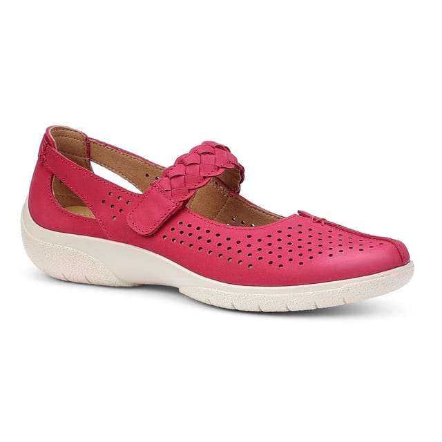 Hotter Hotter Women's Wide Fit 'Quake II' Classic Mary Janes in Bright Pink - 2