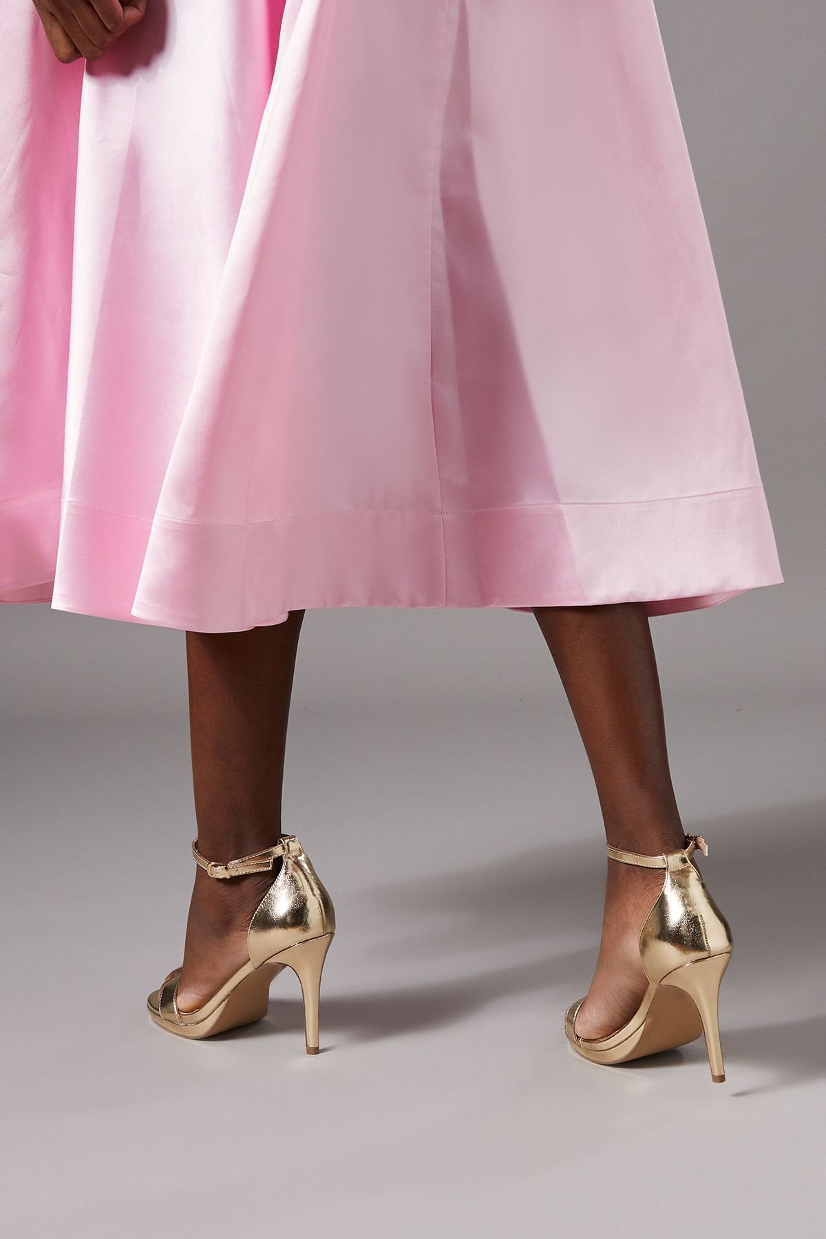 Coast Coast Women's Wide Fit Talia Platform High Stiletto Heel Sandals in Gold - 4