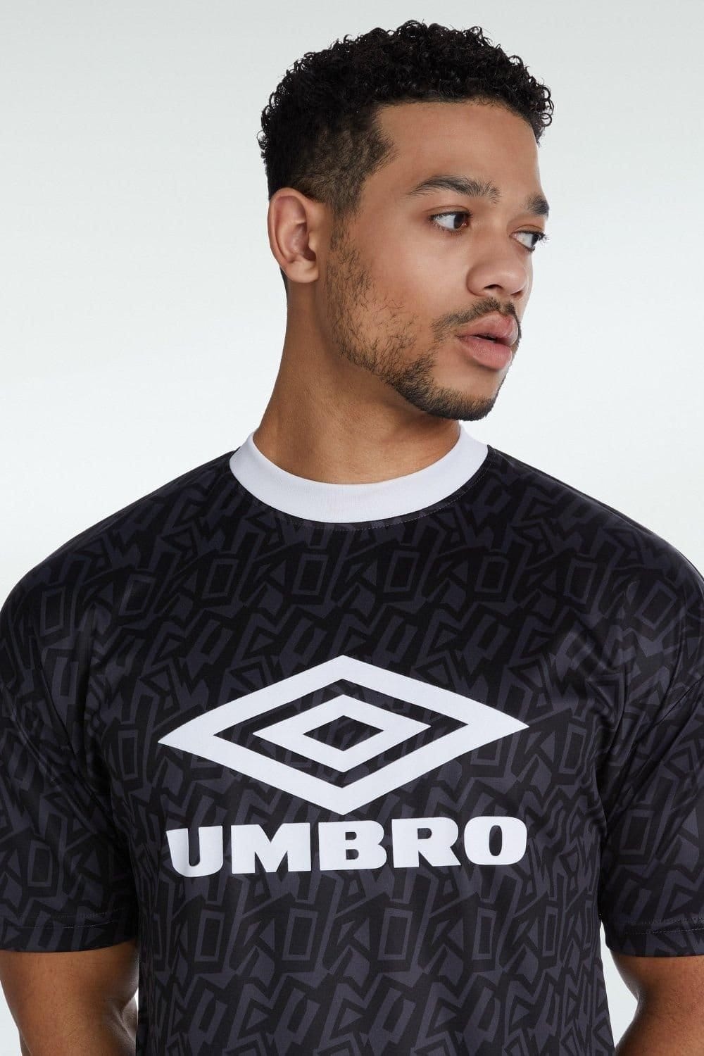 Umbro Umbro Men's Graffiti Black T-Shirt - 4