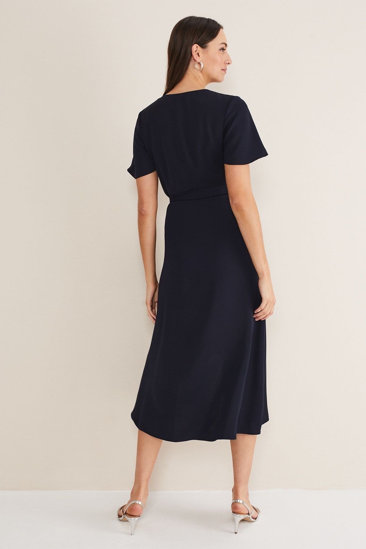 Phase Eight Phase Eight Women's Petite Julissa Dress in Dark Navy - 4