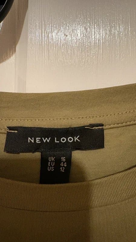 New Look Green new look lace trim tshirt