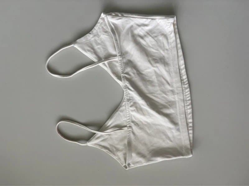 Bershka White cami crop top Bershka