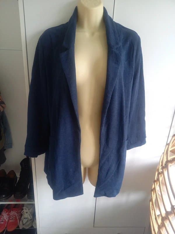 New Look Just dropped! New look' navy duster style longline blazer