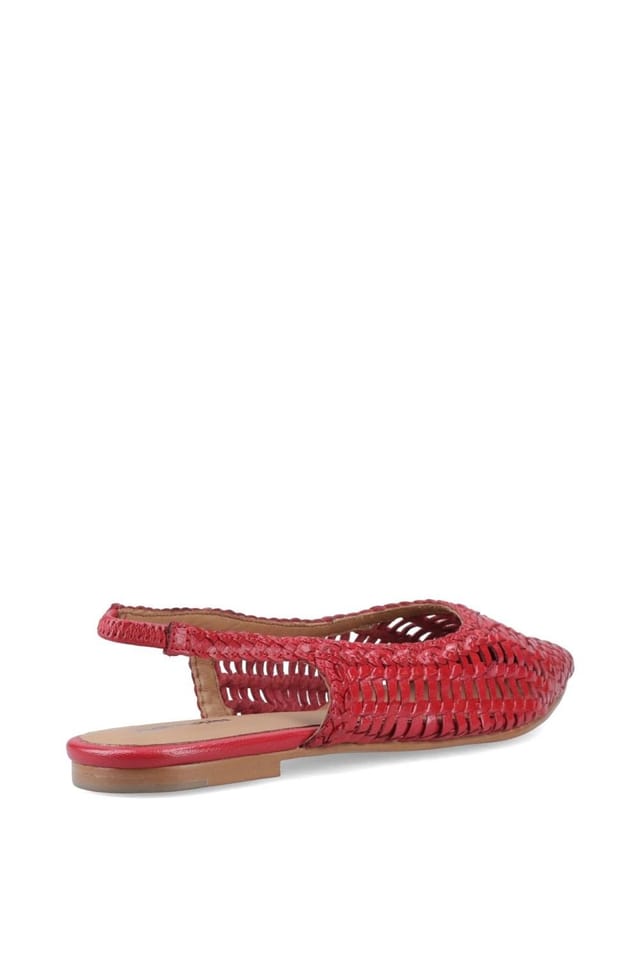 Hush Puppies Hush Puppies Women's Dalia Woven Slingback Ballerinas in Red - 2