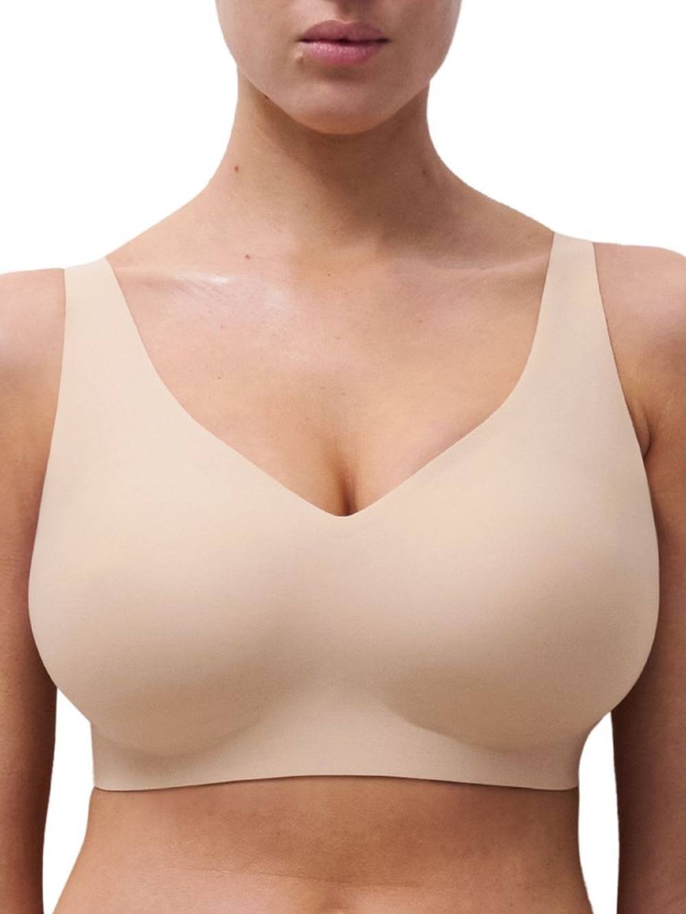 Chantelle Chantelle Women's SoftStretch Power Plunge Bra in Beige - 3