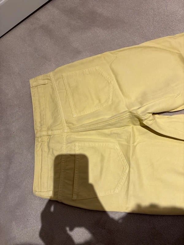 Never Fully Dressed Never fully dressed yellow jeans