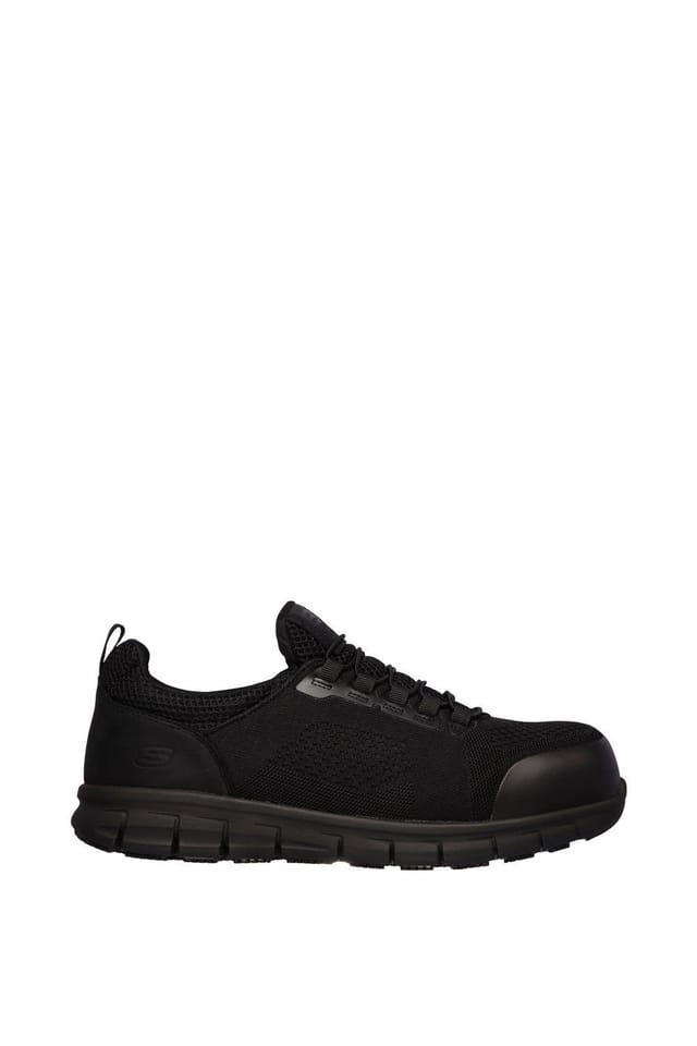 Skechers Skechers Men's Synergy Omat Safety Trainer in Black - 3