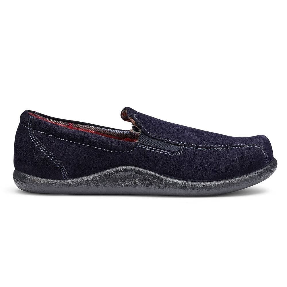 Hotter Hotter Men's 'Relax' Slippers in Navy