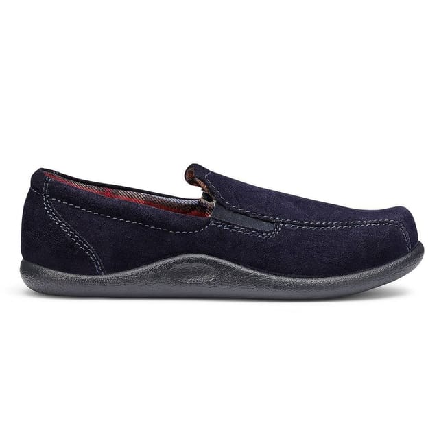 Hotter Hotter Men's 'Relax' Slippers in Navy - 3