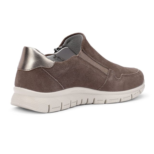 Hotter Hotter Women's Wide Fit 'Skyla' Trainers in Taupe - 3