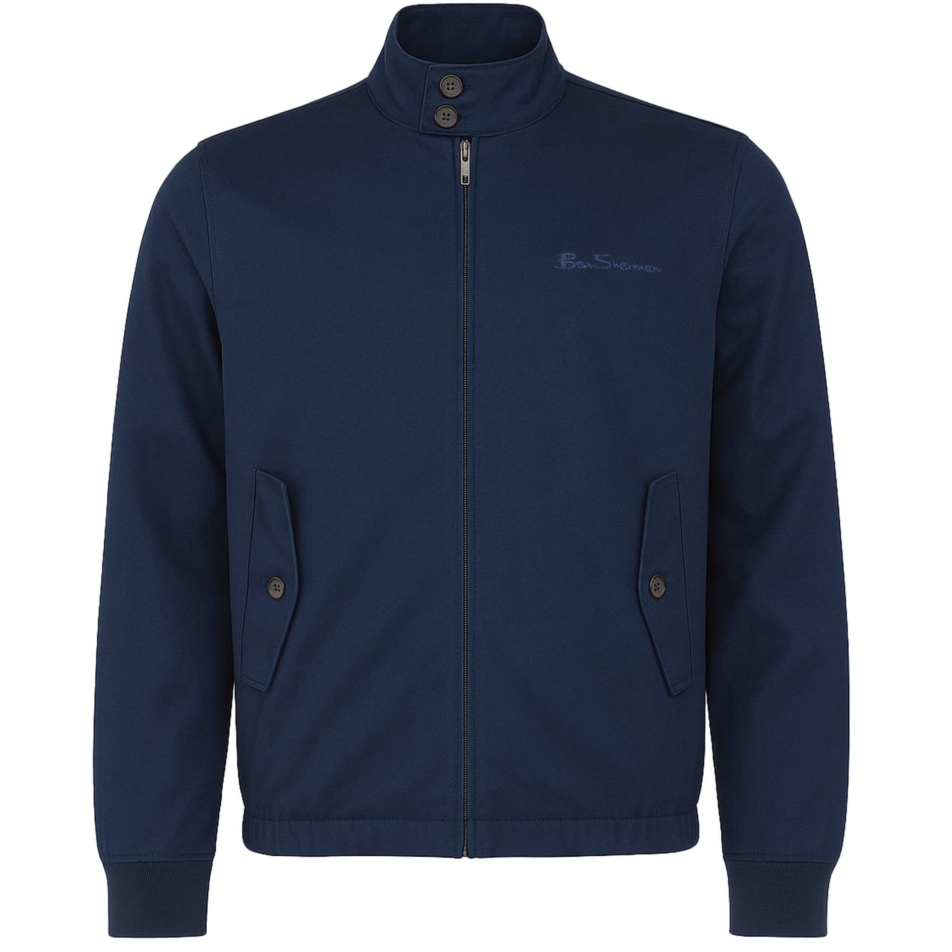 Ben Sherman Ben Sherman Men's Signature Dark Navy Harrington Jacket