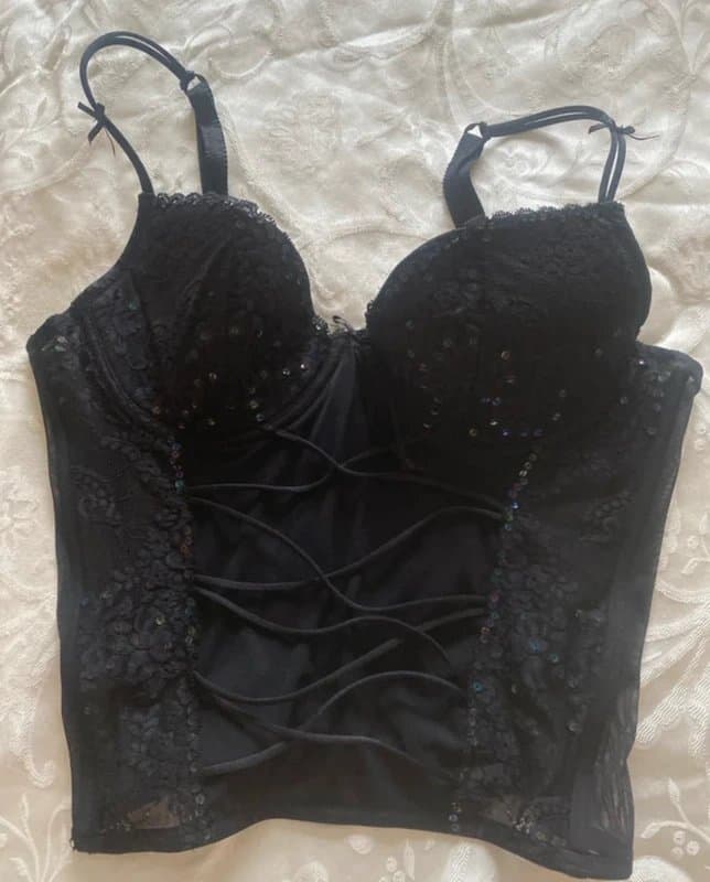 New Look New look corset basque sequins bask 36c