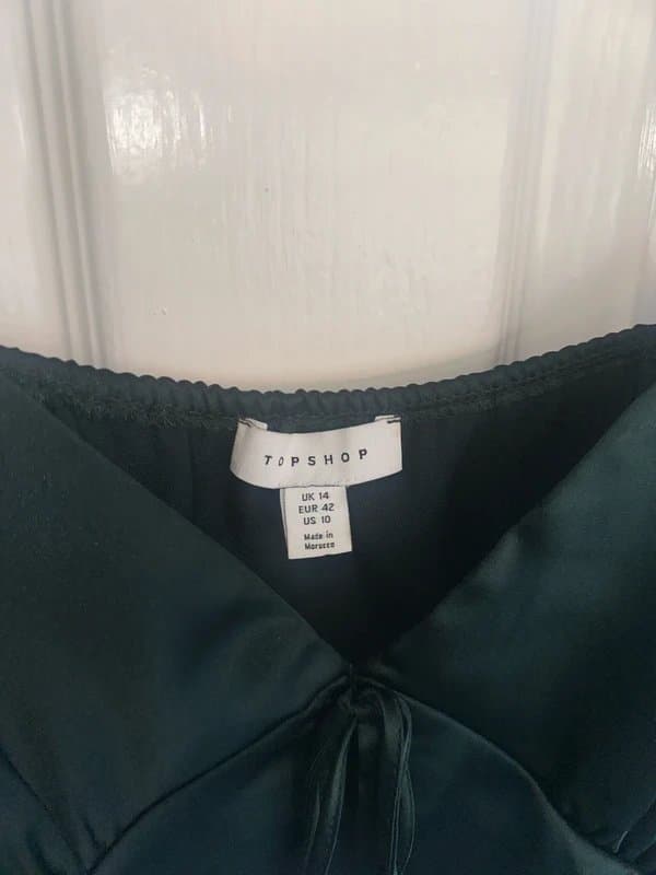 Topshop Women’s Satin Strappy Top