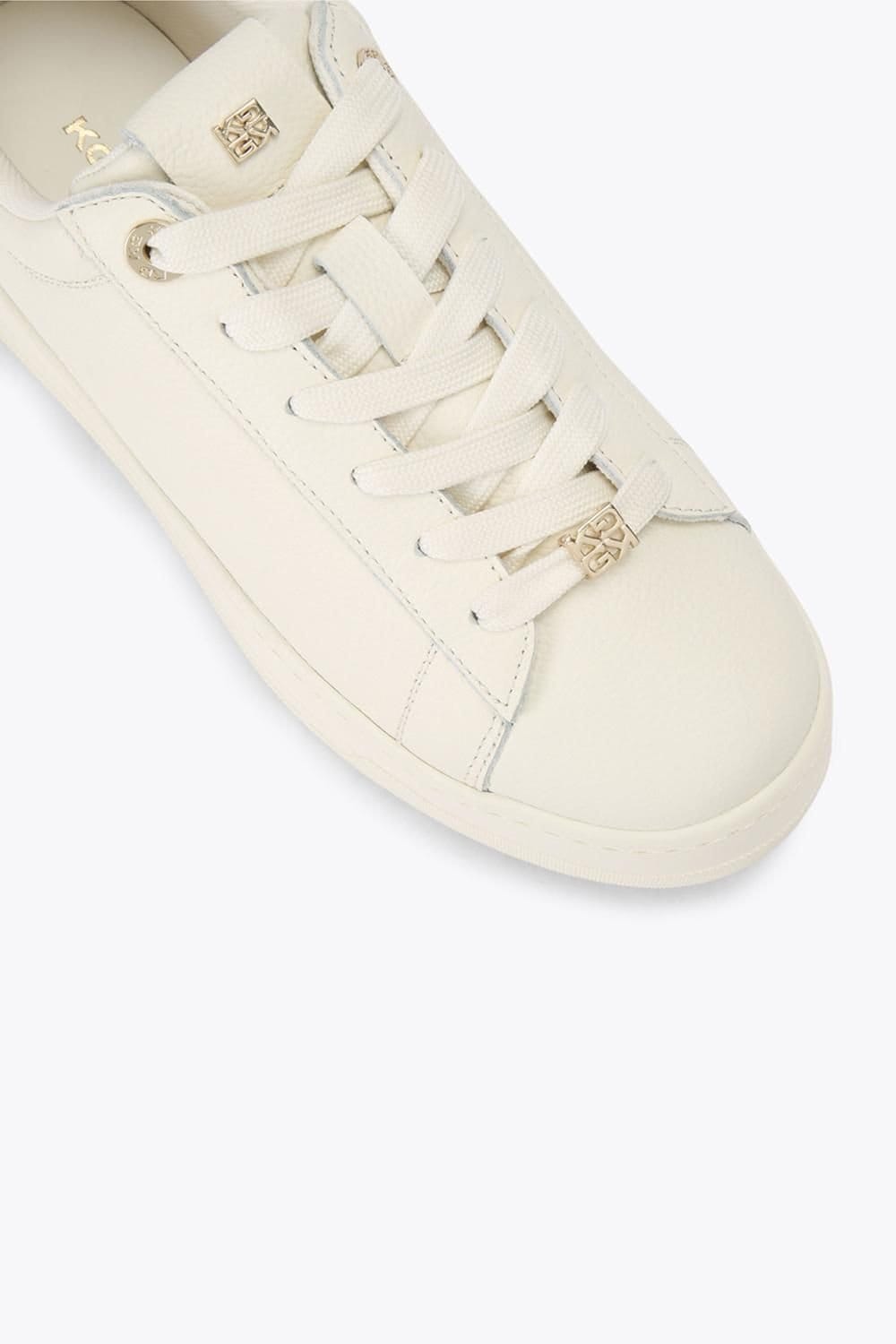 KG Kurt Geiger KG Kurt Geiger Women's 'Logic' Leather Trainers in White - 4