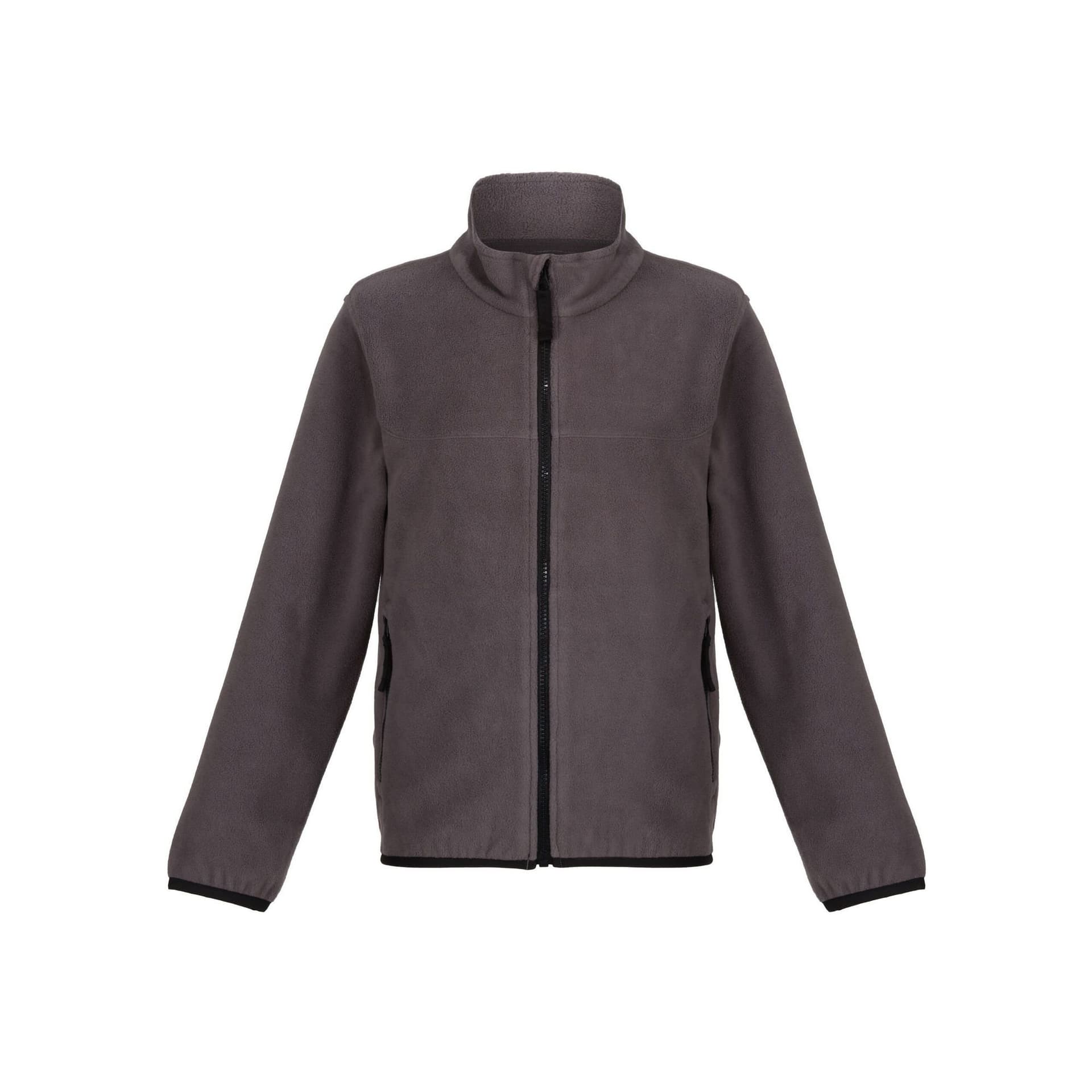 Regjun Regjun Dark Grey Microfleece Full Zip Jacket