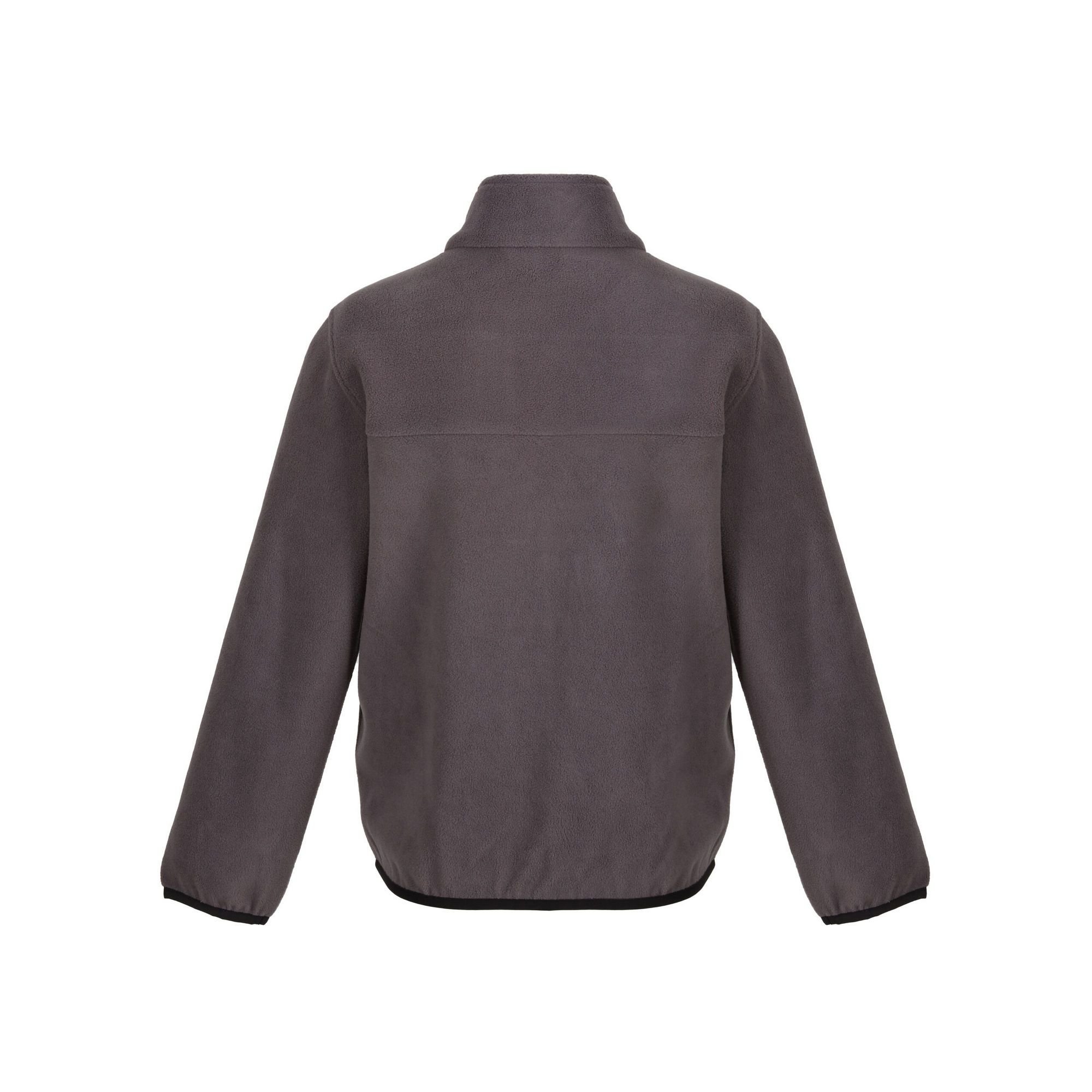 Regjun Regjun Men's Microfleece Full Zip Fleece Jacket in Dark Grey - 2