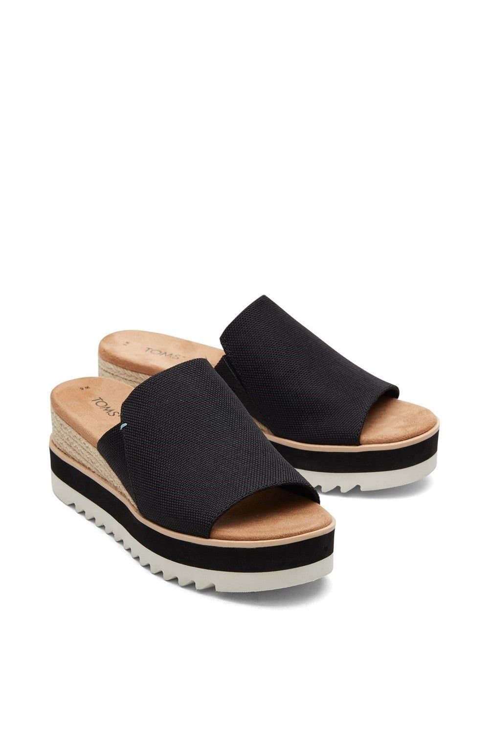 TOMS TOMS Women's Diana Mule Wedge in Black