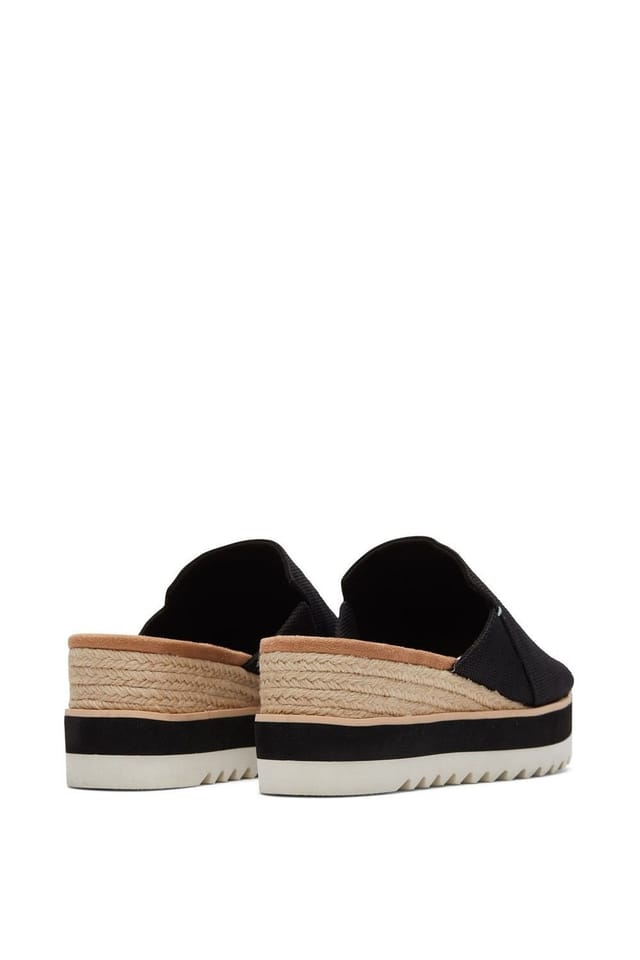 TOMS TOMS Women's Diana Mule Wedge in Black - 2