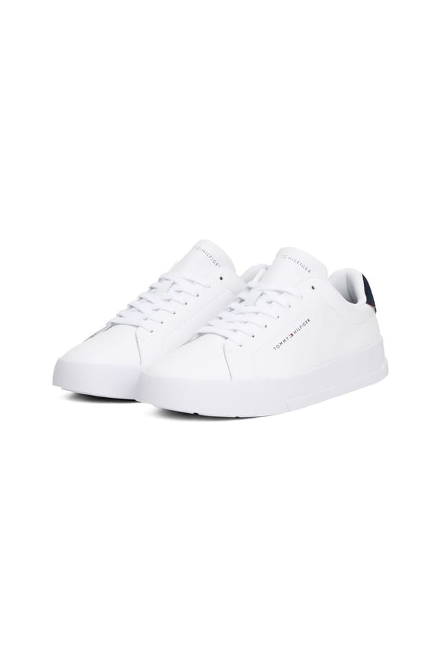 Tommy Hilfiger Tommy Hilfiger Men's Th Court Lth Detail Ess White - 3