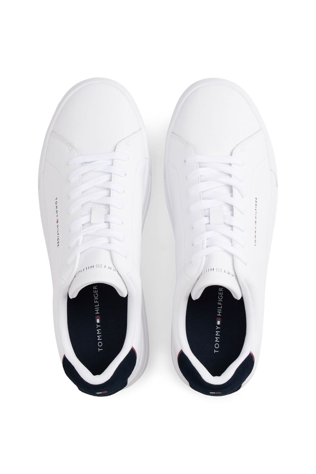 Tommy Hilfiger Tommy Hilfiger Men's Th Court Lth Detail Ess White - 4