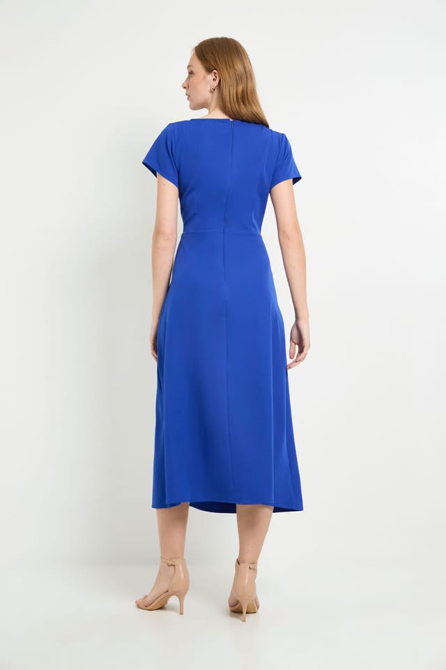 Principles Principles Women's Seam Waist Fit & Flare Dress in Blue - 3