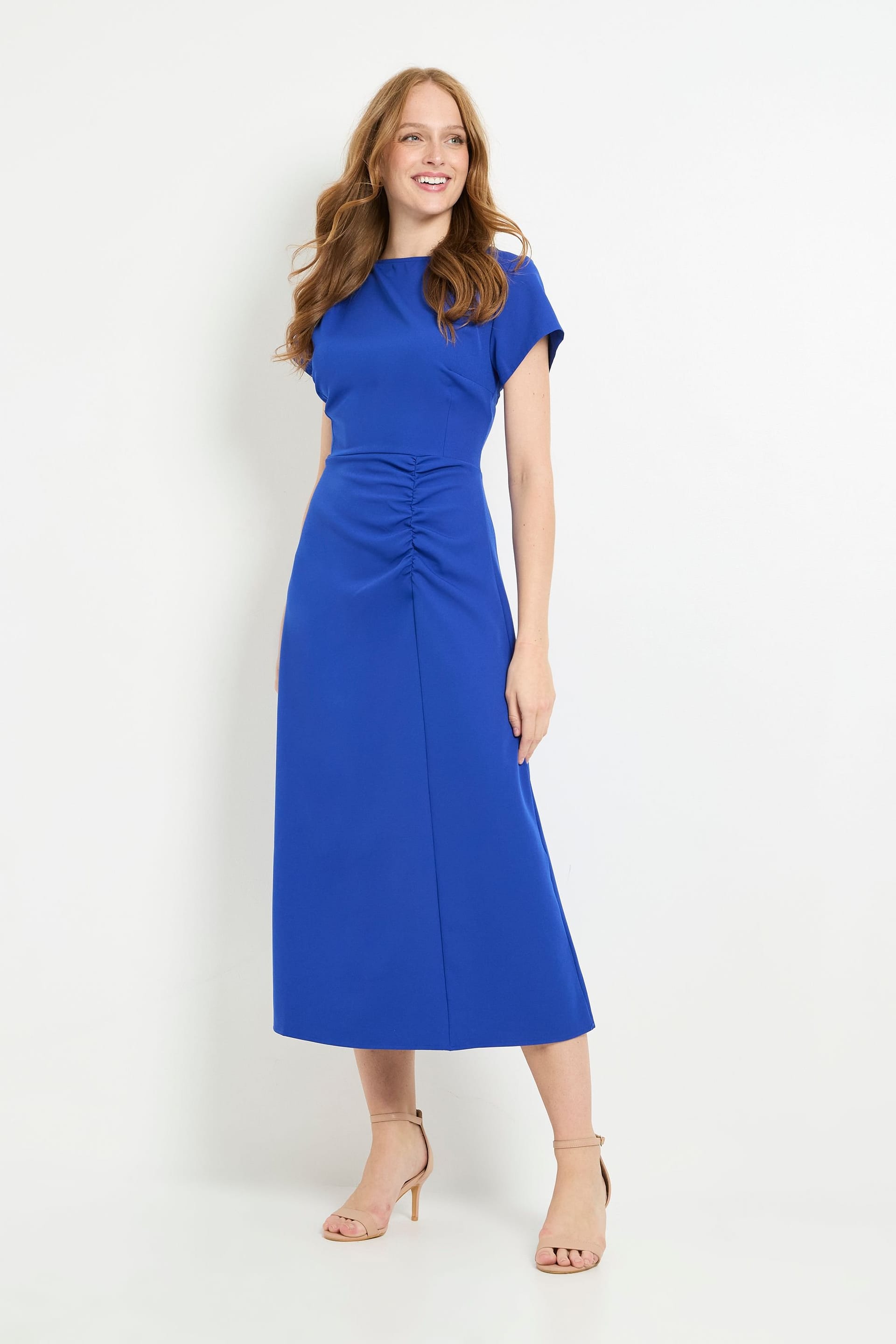 Principles Principles Women's Seam Waist Fit & Flare Dress in Blue - 4