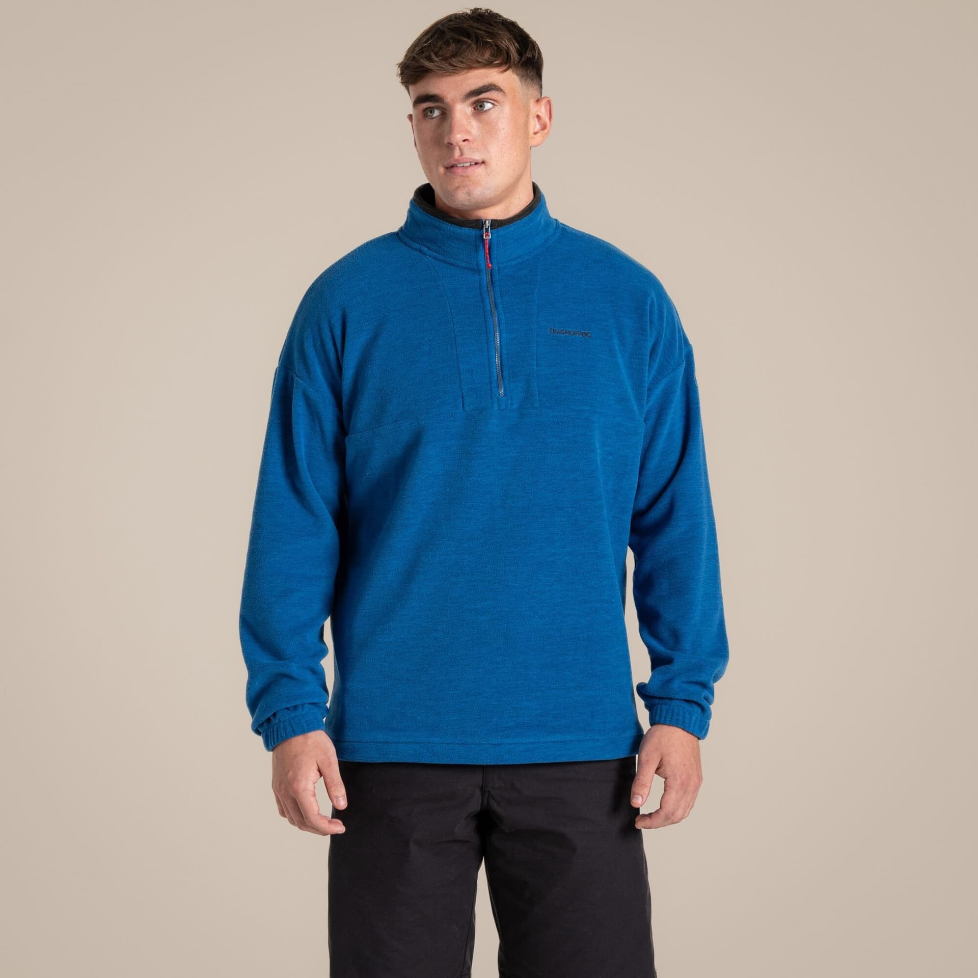 Craghoppers Craghoppers Men's Esk Half Zip Fleece in Mid Blue