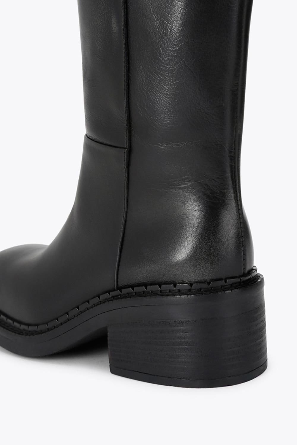 Steve Madden STEVE MADDEN Women's 'Davos 366' Leather Boots in Black - 4