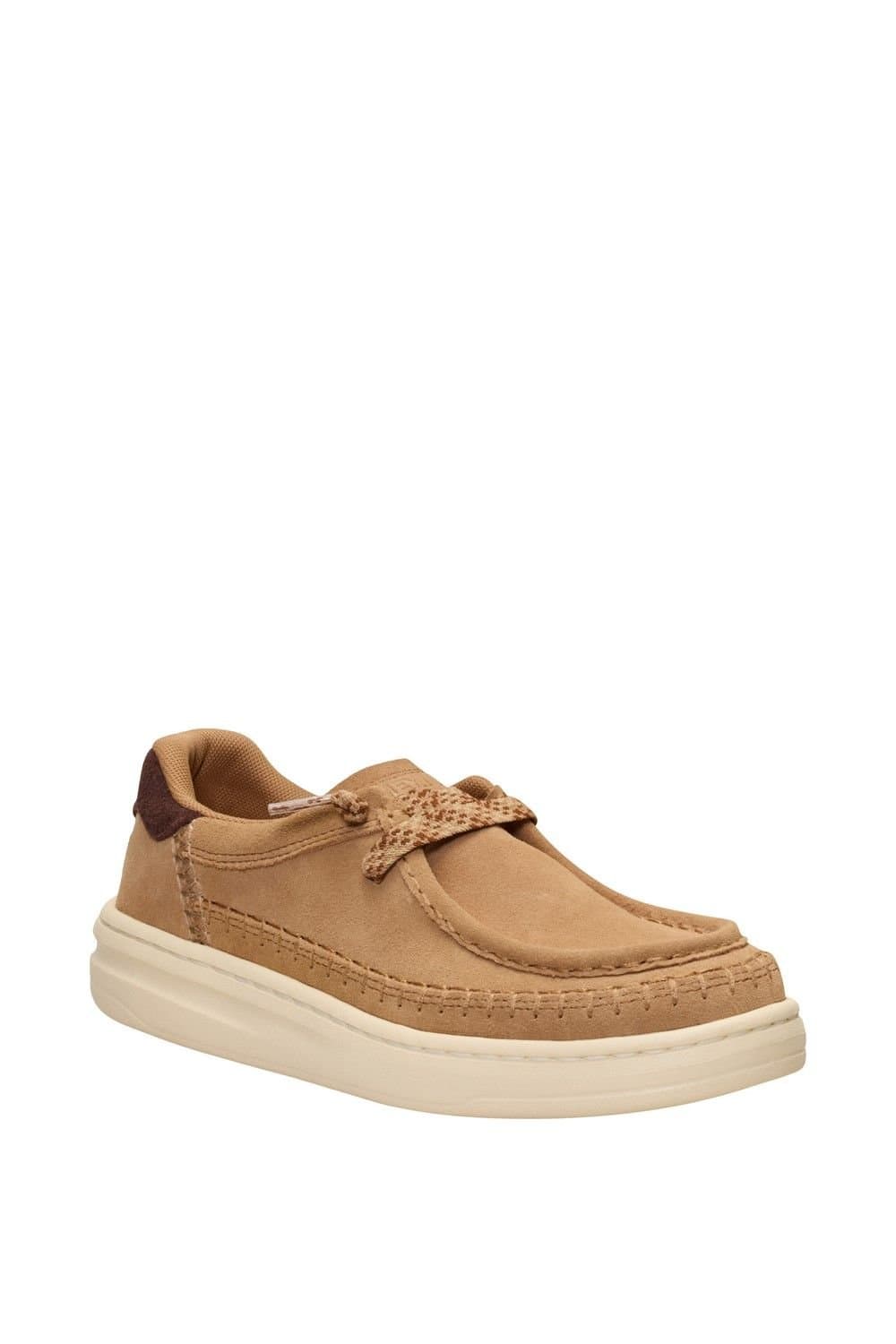 HEY DUDE Hey Dude Women's Harper Moc Crafted Slip on Shoe in Tan