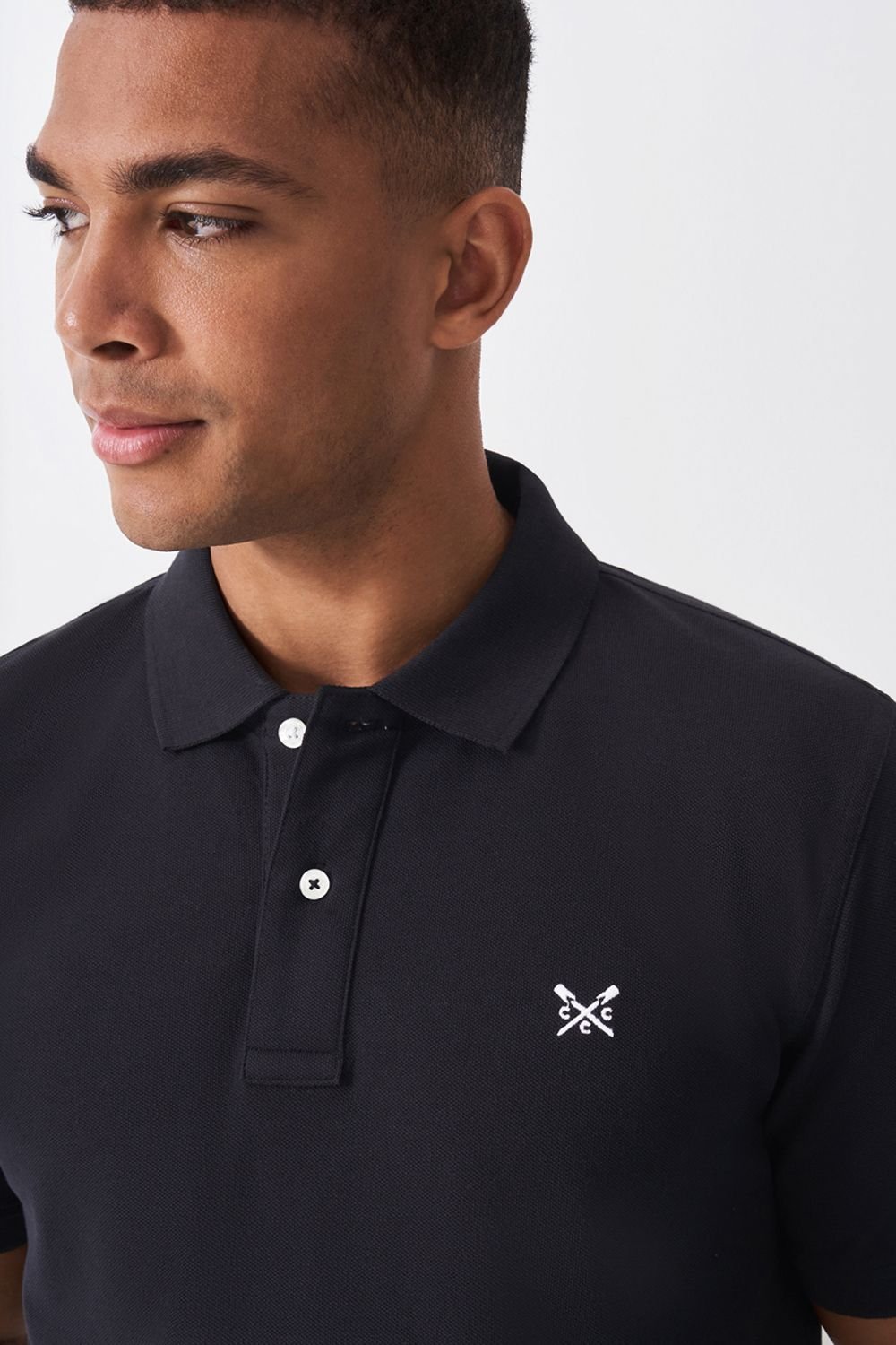Crew Clothing Crew Clothing Men's Classic Pique Polo Black - 3