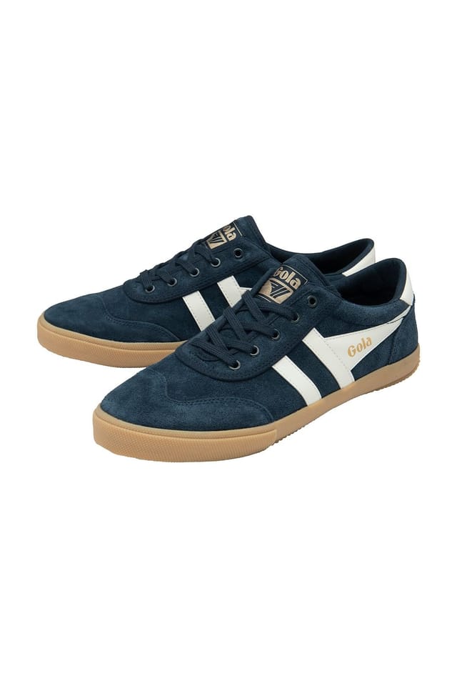 Gola Classics Gola Classics Men's 'Badminton' Suede Lace-Up Trainers in Navy - 3
