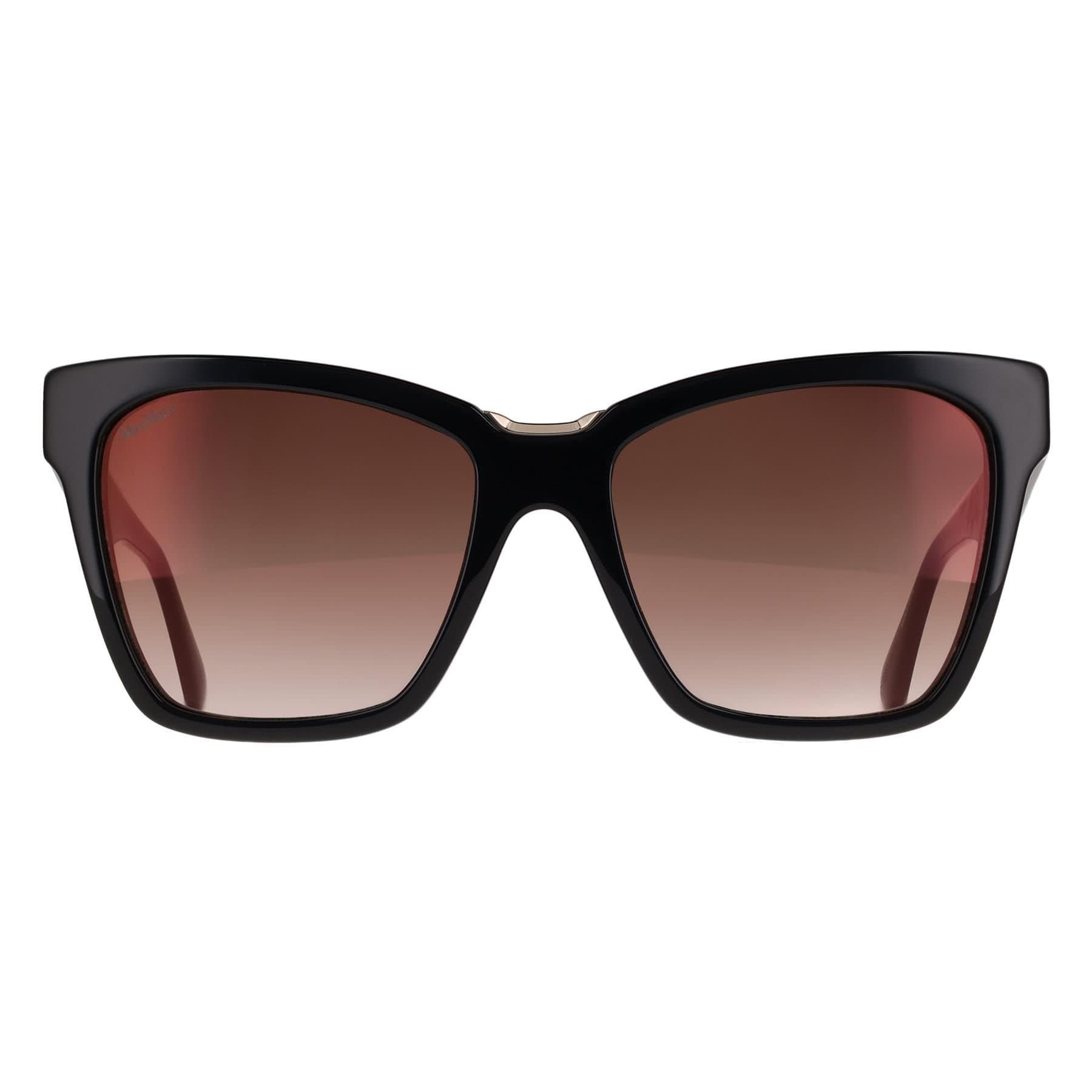 Max Mara Max Mara Women's Cat Eye Shiny Black Brown Gradient MM0089 Spark3