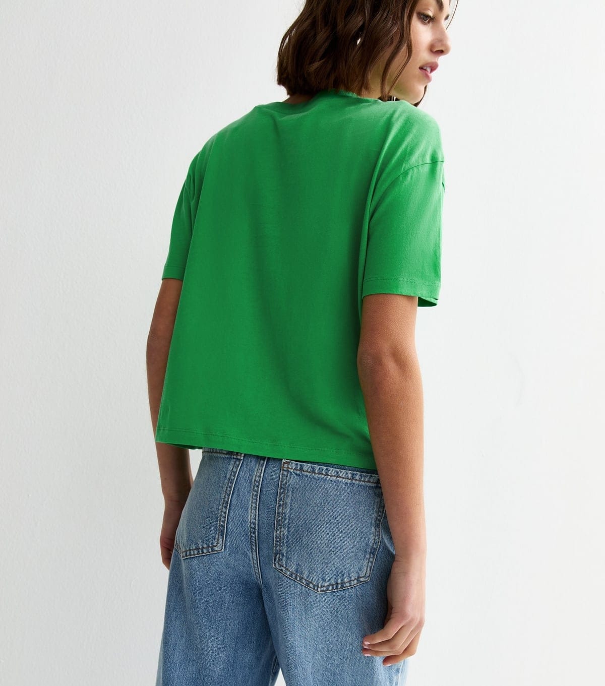 New Look Women's Green Cotton Boxy Fit T-Shirt New Look - 4