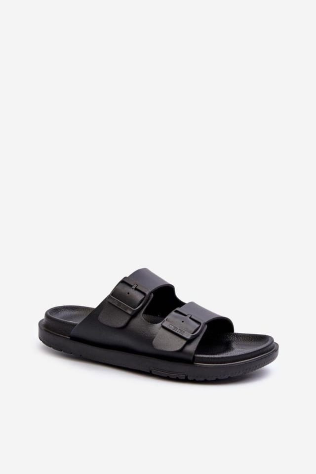 Love Lace Love Lace Women's Big Star EVA Foam Adjustable Strap Comfortable Flip Flops in Black - 2