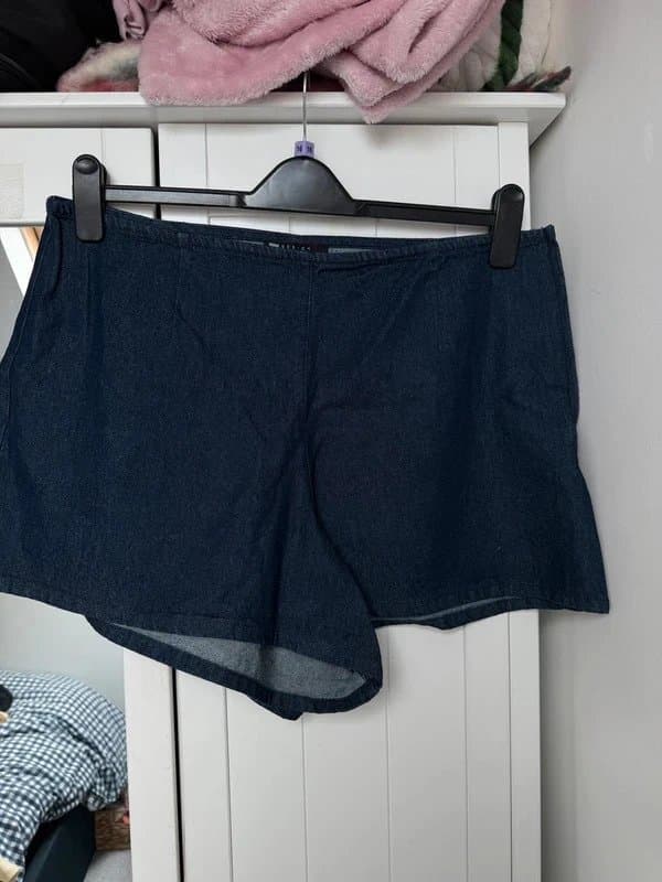 ASOS ASOS zip up denim shorts