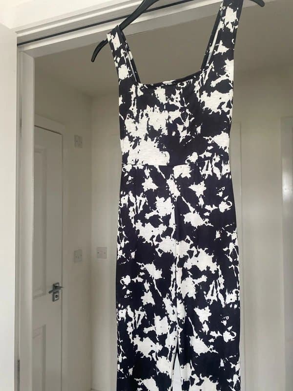 PrettyLittleThing PLT black/white jumpsuit