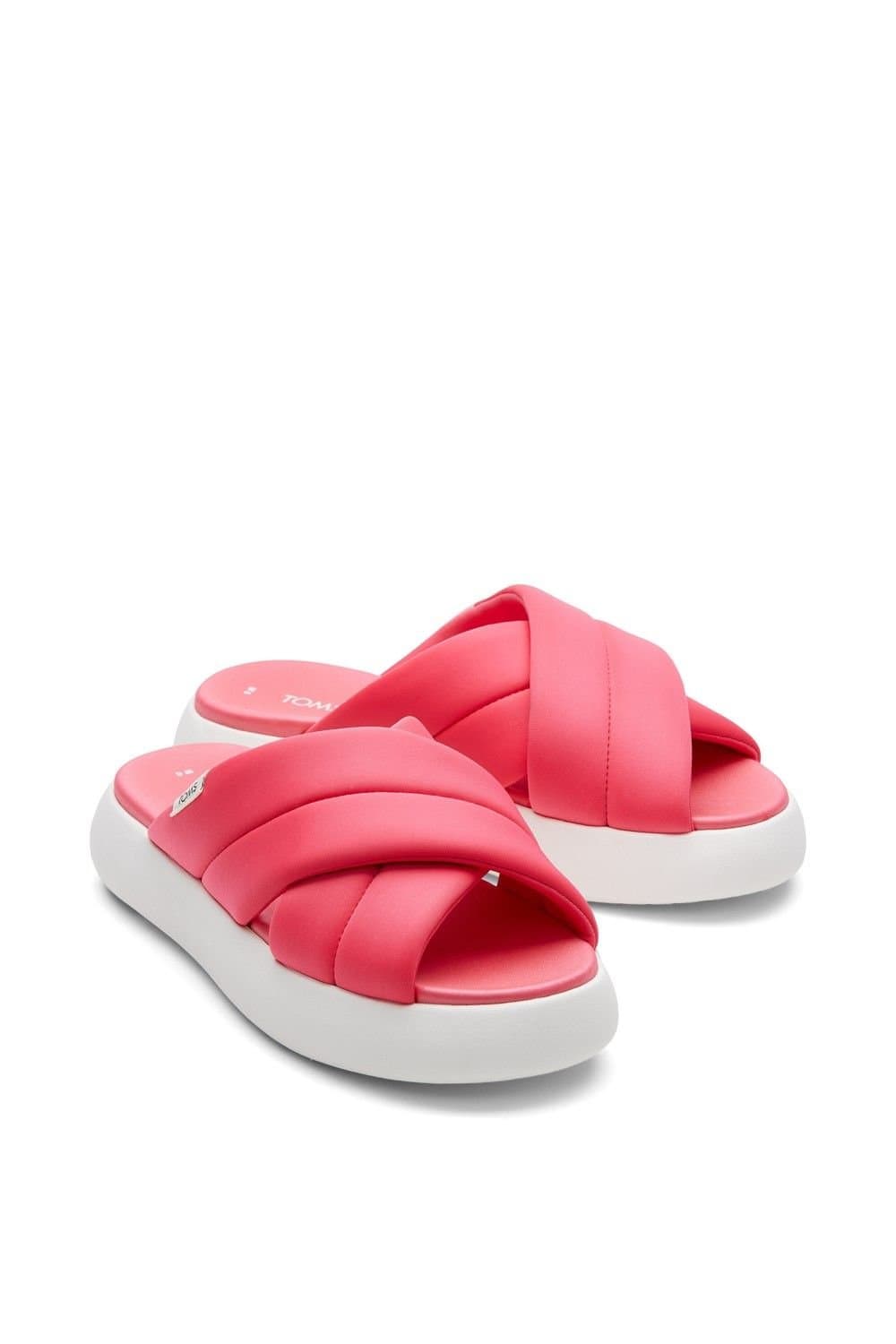 TOMS TOMS Women's Alpargata Mallow Crossover Slide in Pink