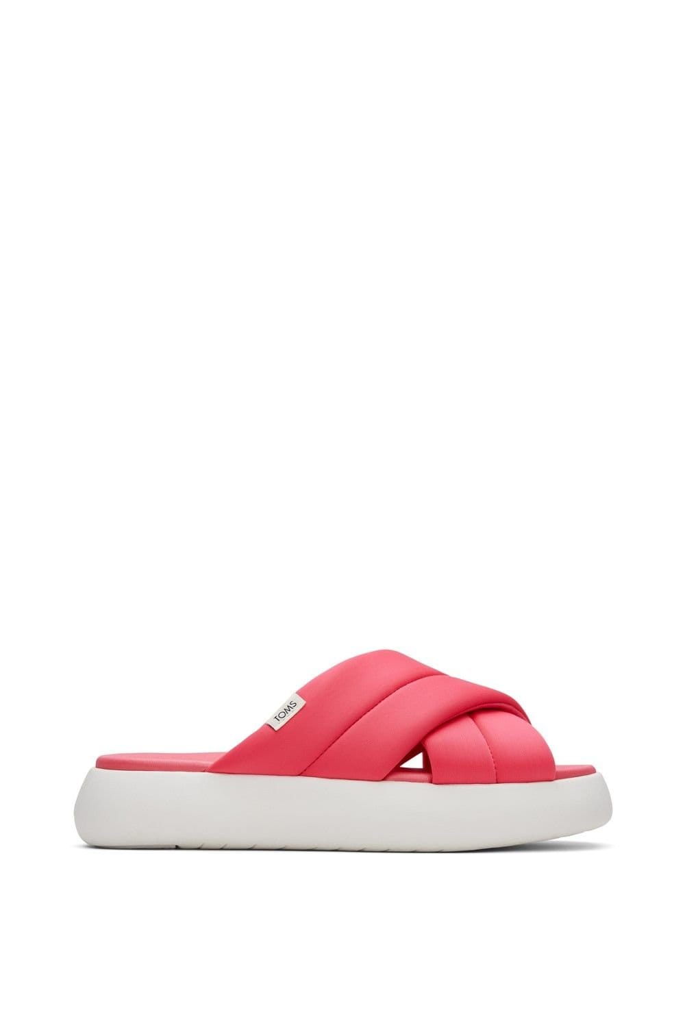 TOMS TOMS Women's Alpargata Mallow Crossover Slide in Pink - 4