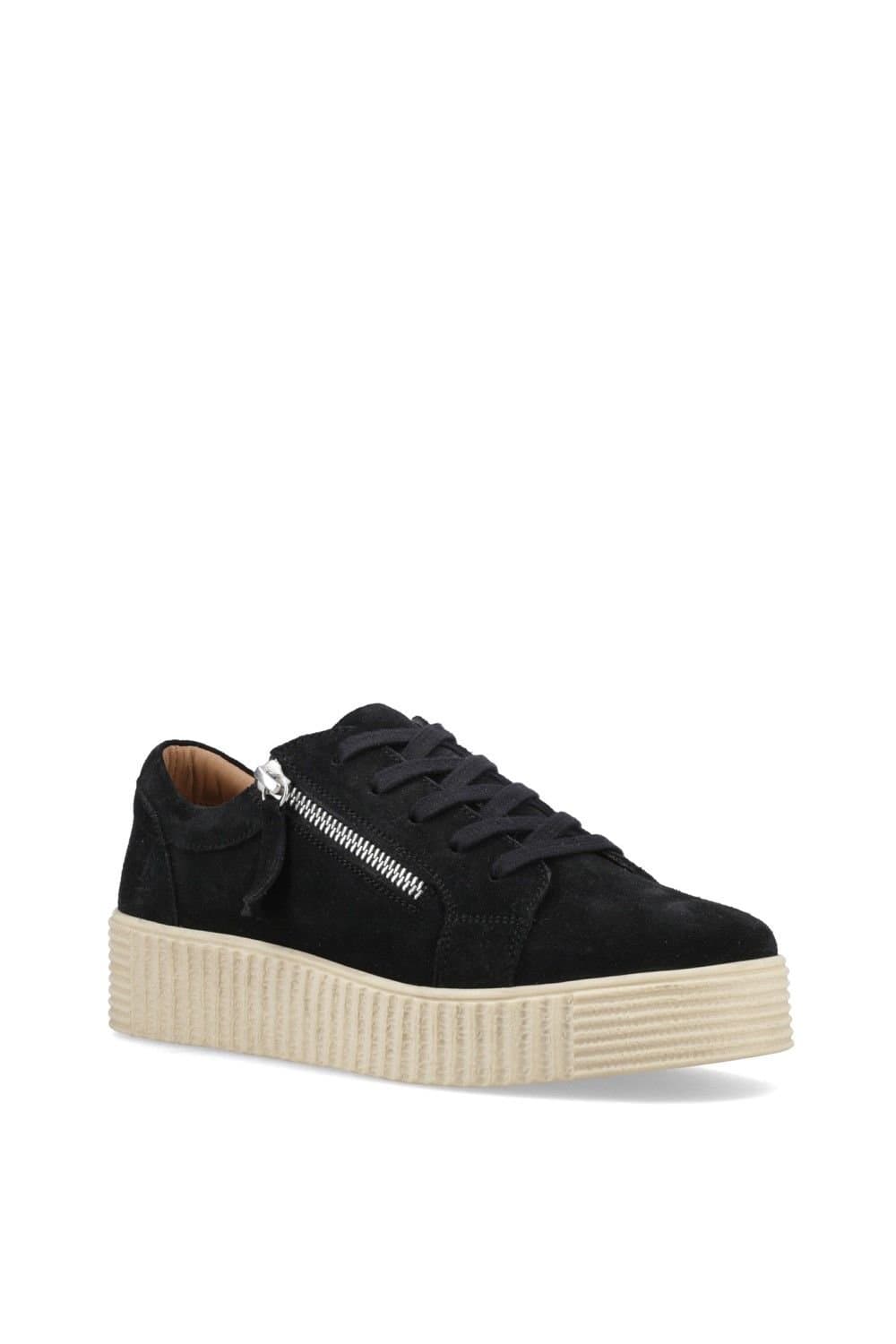 Hush Puppies Hush Puppies Women's Tara Suede Trainer in Black