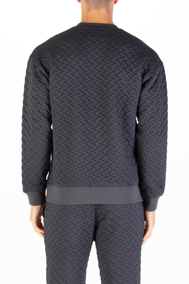 Luke 1977 Luke 1977 Men's Torridon Texture Sweatshirt in Charcoal - 2