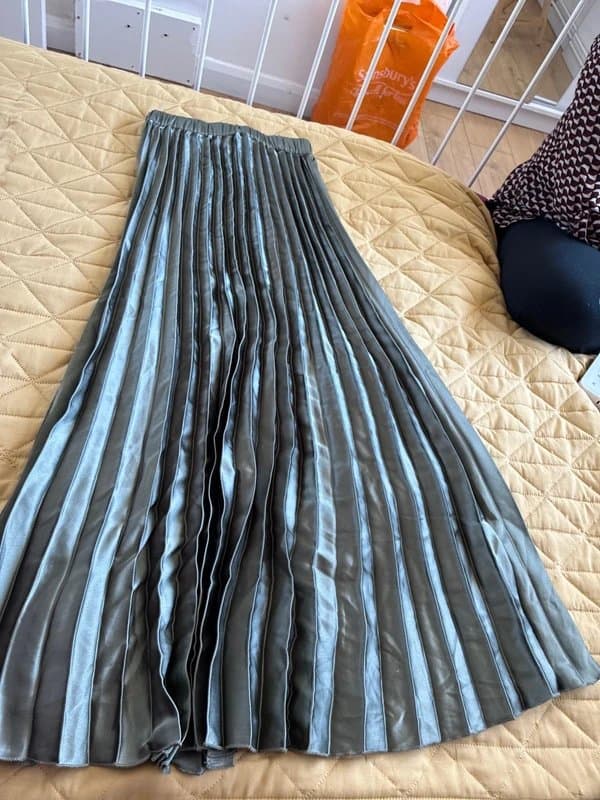 ASOS ASOS plated midi skirt