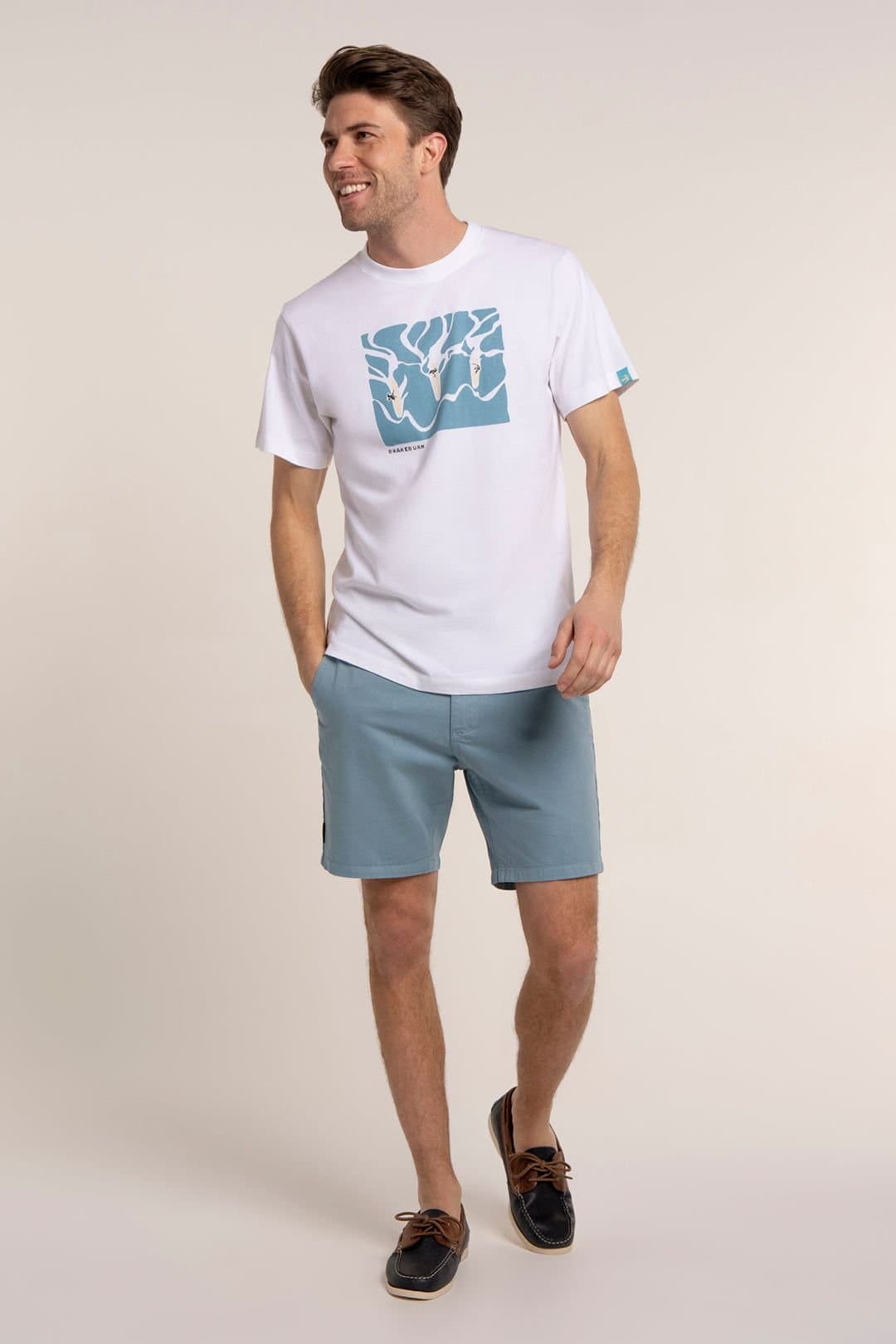 Brakeburn Brakeburn Men's DANEHILLS CHINO SHORTS in Blue